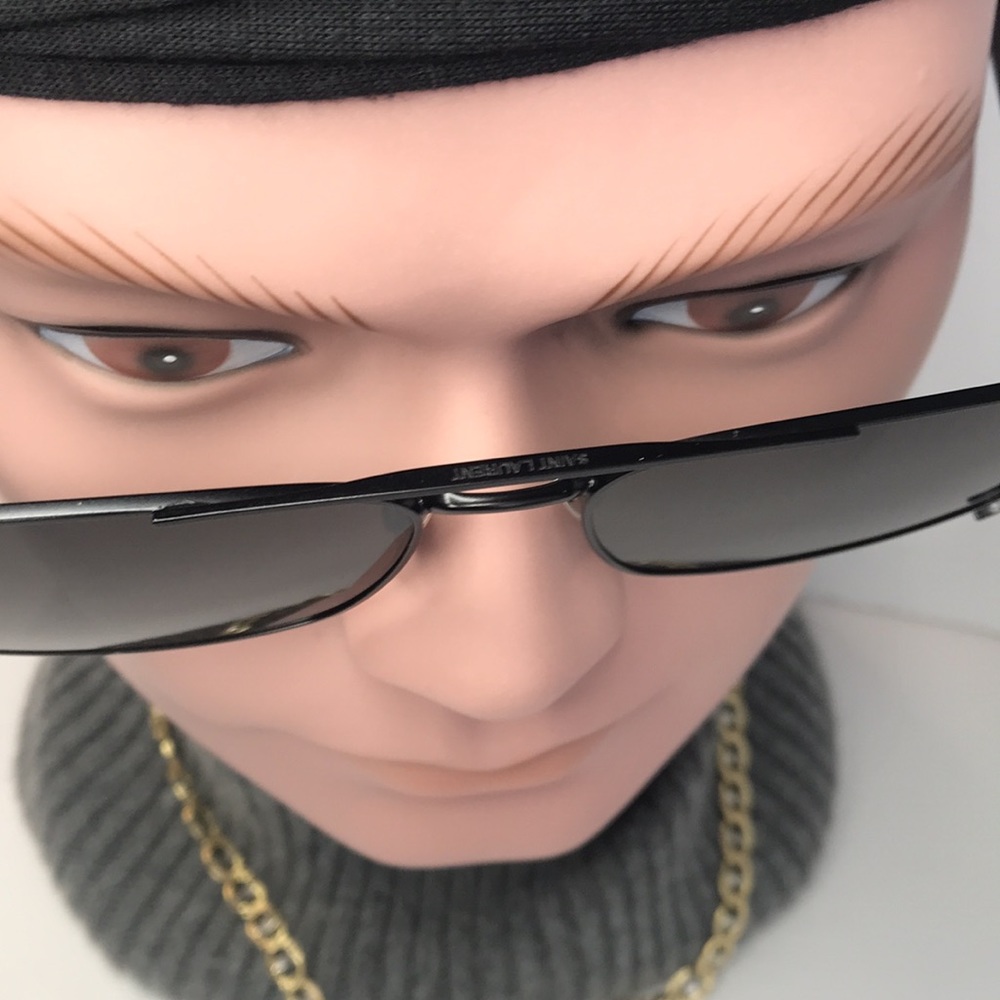 Authentic- New - Saint Laurent Sl366lenny  Black Sunglasses - Picture 6 of 16